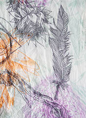 Foulard blanc BARTS pour femme seconde vue