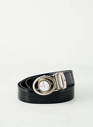 Ceinture effet matière satinée noir GIRLS GOLF femme