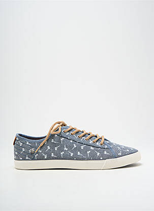 Baskets bout rond bout rond bleu WRANGLER unisexe