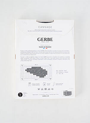 Collants stretch noir GERBE femme