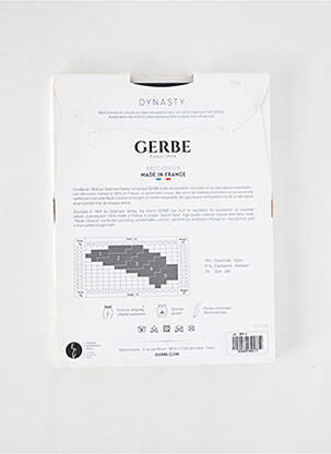 Collants imprimé fantaisie noir GERBE femme