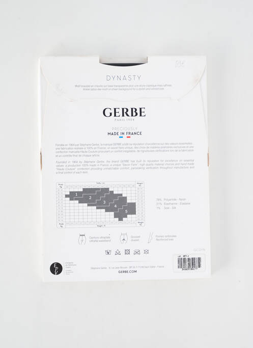 Collants noir GERBE femme