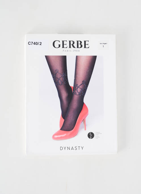 Collants noir GERBE pour femme