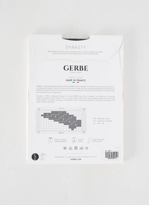 Collants noir GERBE pour femme