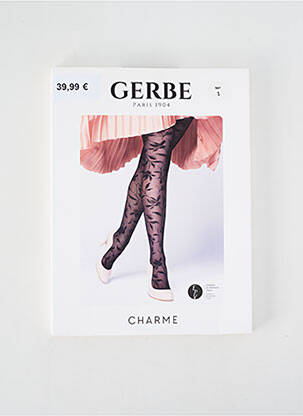 Bas stretch noir GERBE femme