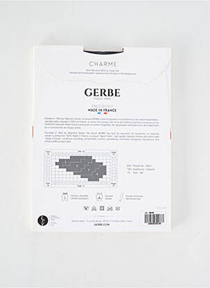 Bas stretch noir GERBE femme