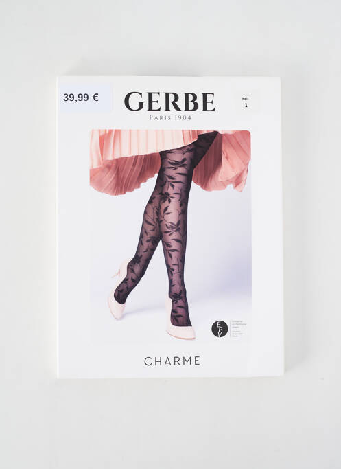 Bas noir GERBE pour femme