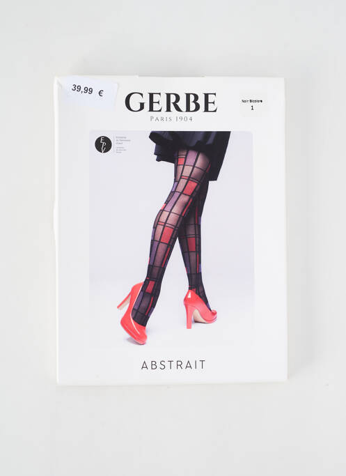 Collants noir GERBE pour femme