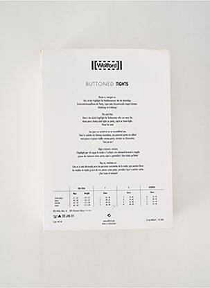 Collants stretch noir WOLFORD femme