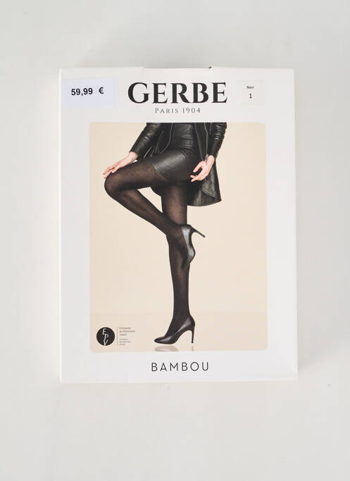 Collants noir GERBE pour femme
