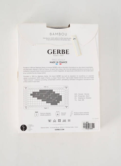 Collants noir GERBE pour femme