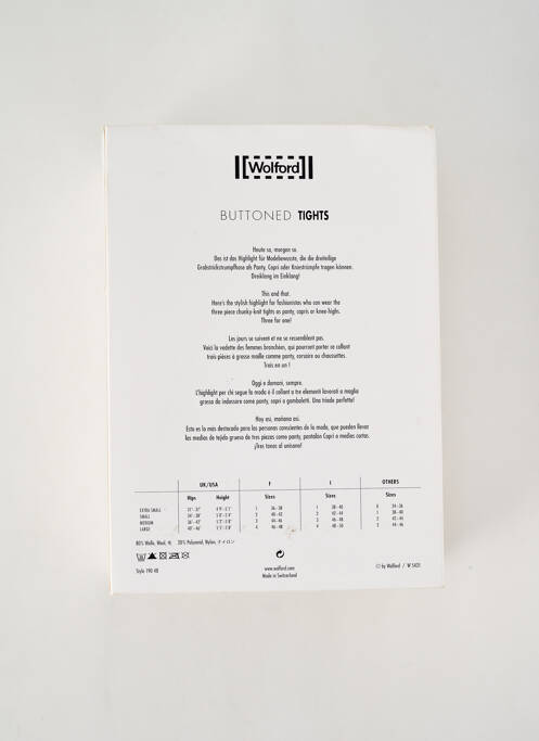 Collants noir WOLFORD pour femme