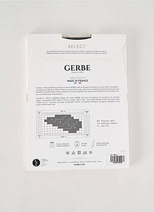 Collants stretch noir GERBE femme