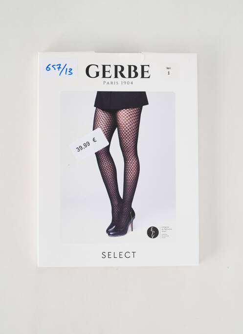 Collants noir GERBE pour femme