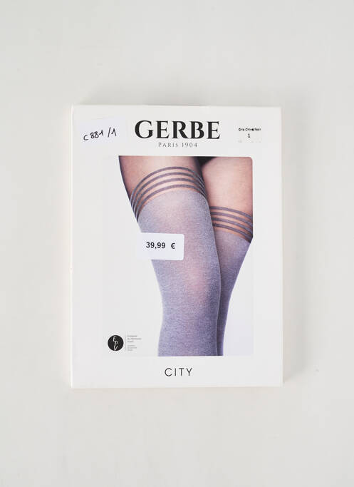 Collants gris GERBE pour femme