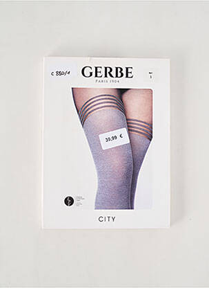 Collants stretch noir GERBE femme