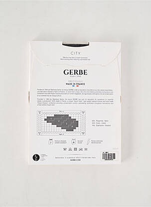 Collants stretch noir GERBE femme