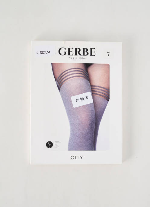 Collants noir GERBE pour femme