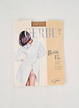 Bas tissage voile chair GERBE femme
