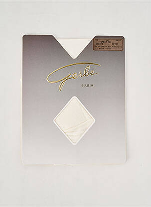 Bas stretch blanc GERBE femme