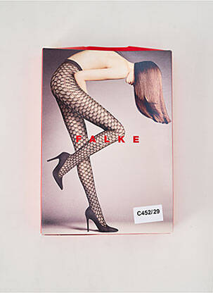 Collants imprimé fantaisie noir FALKE femme
