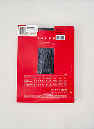 Collants imprimé fantaisie noir FALKE femme