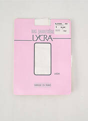 Bas blanc LYCRA ONLY BY DUPONT pour femme seconde vue