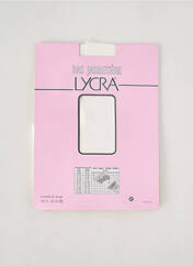 Bas blanc LYCRA ONLY BY DUPONT pour femme seconde vue