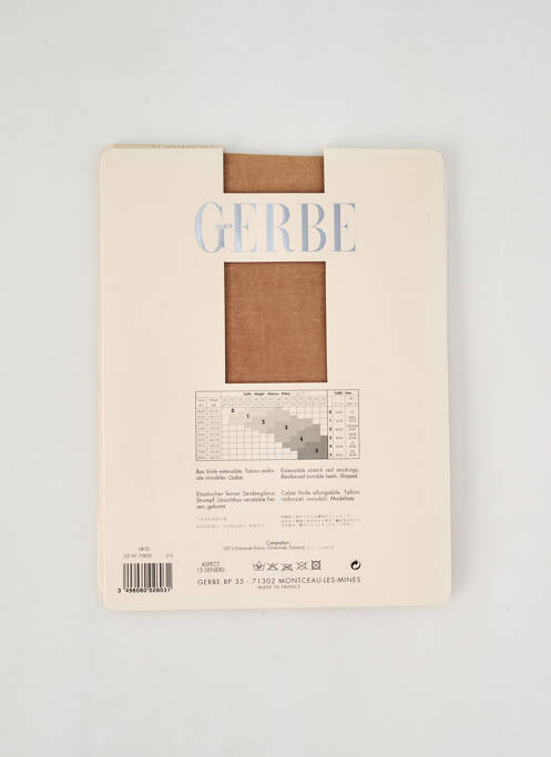 Bas chair GERBE pour femme