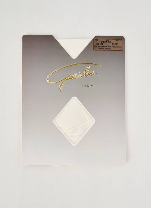 Bas blanc GERBE pour femme