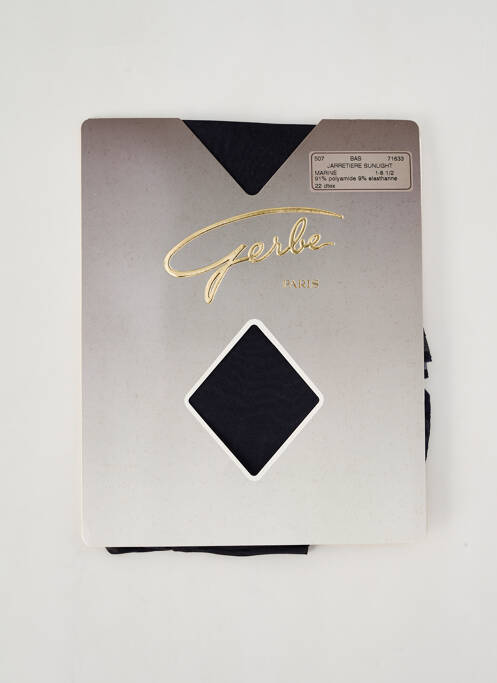 Bas bleu GERBE pour femme