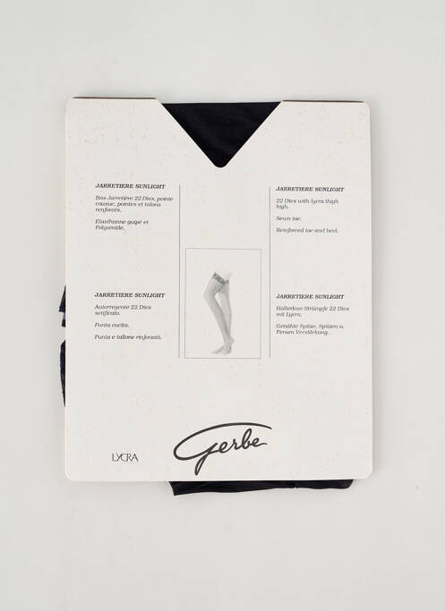 Bas bleu GERBE pour femme