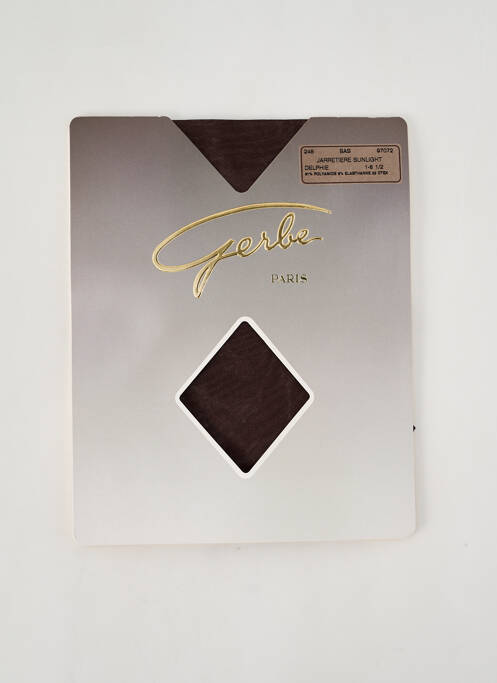 Bas marron GERBE pour femme