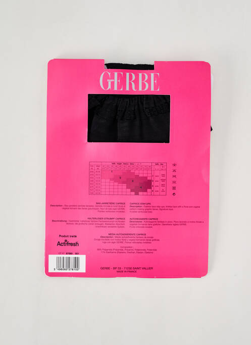 Bas noir GERBE pour femme