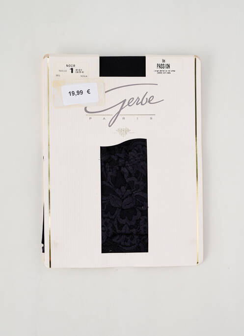 Bas noir GERBE pour femme