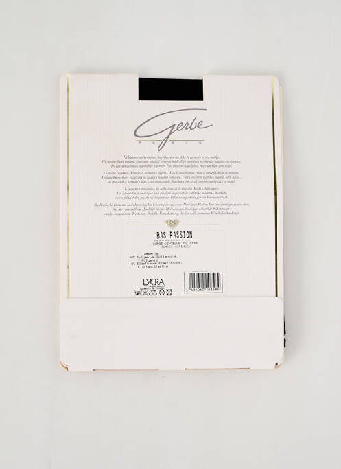 Bas noir GERBE pour femme