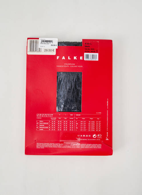 Collants noir FALKE pour femme