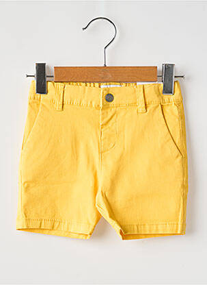 Short poches taille ajustable jaune MAYORAL garçon