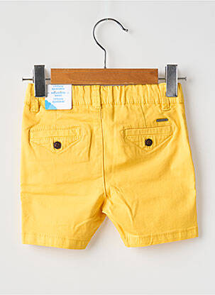 Short poches taille ajustable jaune MAYORAL garçon