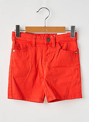 Bermuda poches taille ajustable rouge MAYORAL garçon