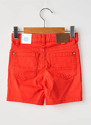 Bermuda poches taille ajustable rouge MAYORAL garçon