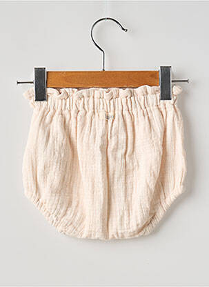 Culotte imprimé rayures beige BUHO fille