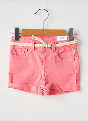 Short poches taille ajustable rose MAYORAL fille