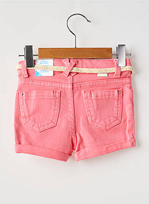 Short poches taille ajustable rose MAYORAL fille