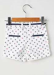 Short blanc BOBOLI pour garçon seconde vue