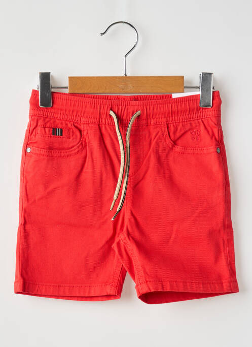 Bermuda rouge MAYORAL pour garçon