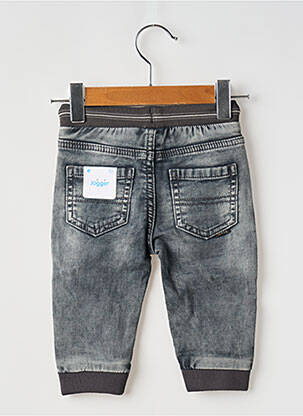 Jeans coupe droite stretch taille ajustable gris MAYORAL garçon