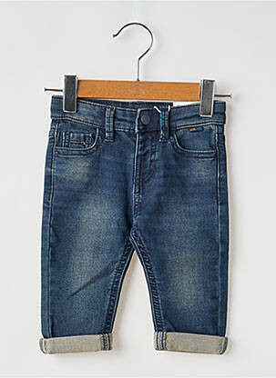 Jeans coupe slim stretch taille ajustable bleu MAYORAL garcon