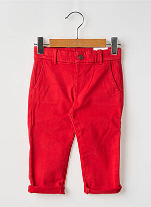 Pantalon chino taille normale taille ajustable rouge MAYORAL garçon