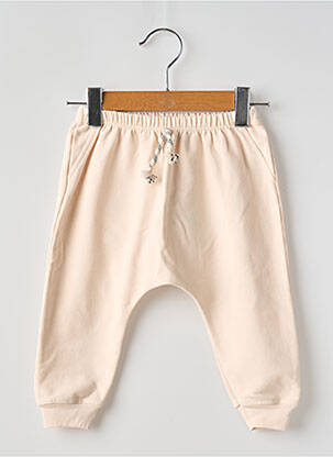 Jogging poches taille élastique beige BUHO enfant